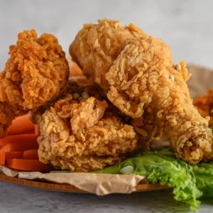 Fried Chicken with Fries